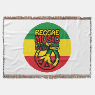 Couverture Symbole Reggae et Paix avec citations positives