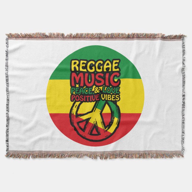 Couverture Symbole Reggae et Paix avec citations positives (Devant)