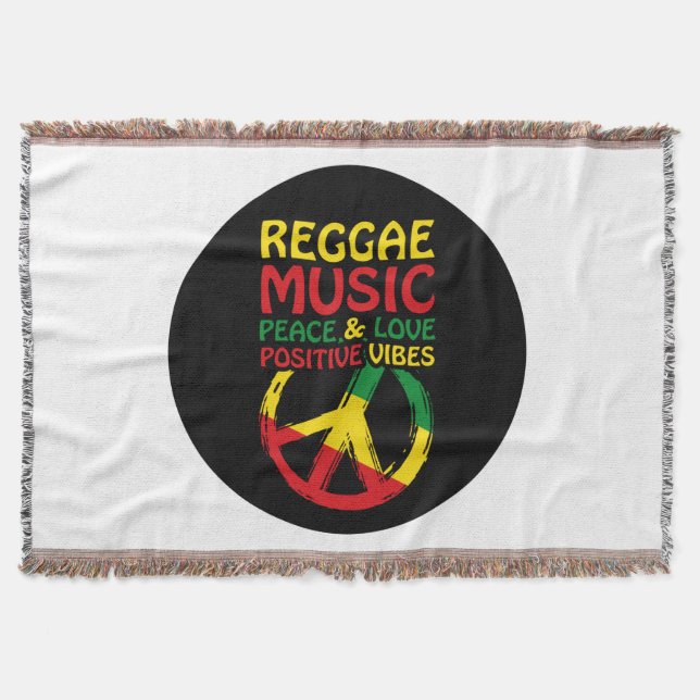 Couverture Symbole Reggae et Paix avec citations positives (Devant)