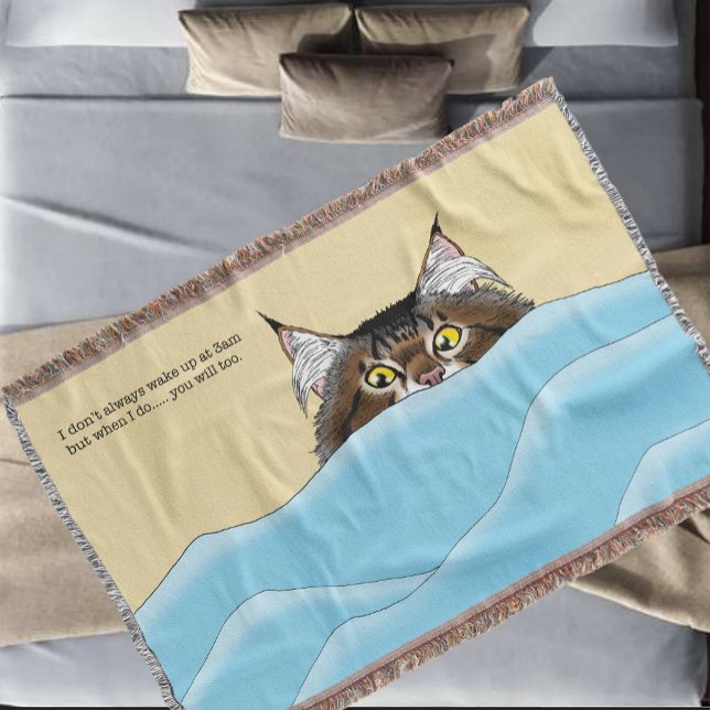 Couverture Tabby Chat Pékin Bleu Drôle (Créateur téléchargé)