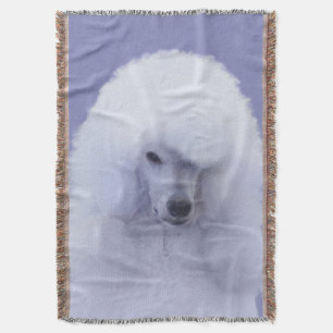 Couverture Tableau blanc standard de caniche - Art original d
