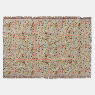 Couverture Tapis de broderie de soie animale
