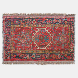 Couverture Tapis de tapis persan turc antique