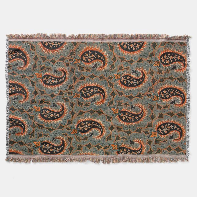 Couverture Tapis Oriental Ancien Turc Persan (Devant)