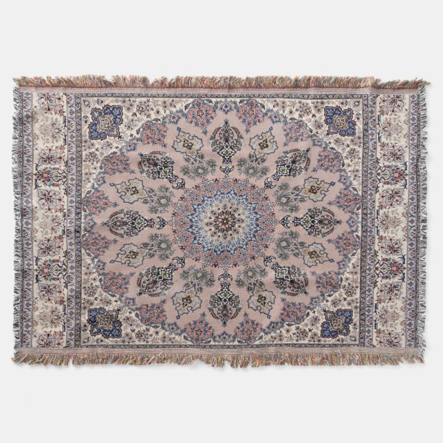 Couverture Tapis Oriental Antique Perse Turc (Devant)
