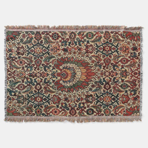 Couverture Tapis persan turc oriental antique