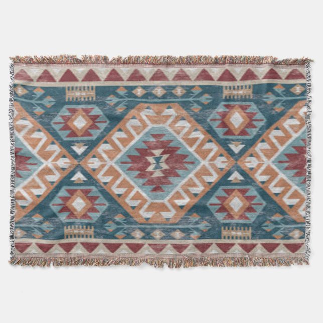 Couverture Tapis Turc Persan Antique Kilim Kabristan (Devant)