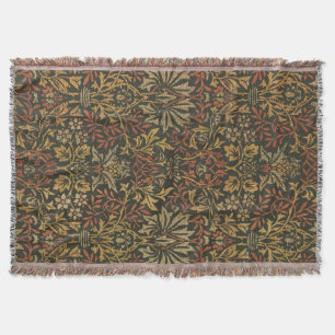 Couverture Tapisserie de jardin de fleurs de William Morris