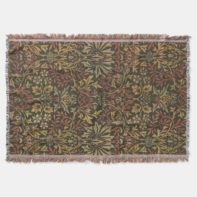 Couverture Tapisserie de jardin de fleurs de William Morris (Devant)
