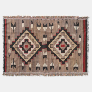 Couverture TAPISserie MOTIF PLUME NAVAJO 1900 réimpression   