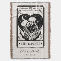 Tarot personnalisé des amoureux squelette jusqu'à 