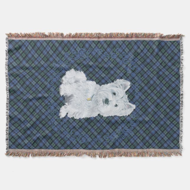 Couverture Tartan Black Watch Westie (Devant)