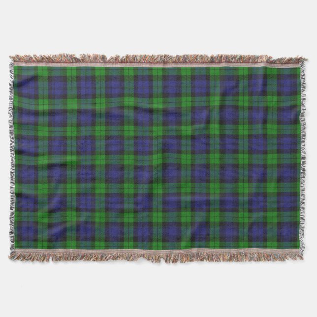 Couverture Tartan Campbell Clan Plaid Black Watch (Devant)