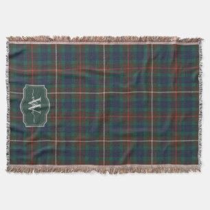 Couverture Tartan de chasse Fraser Plaid de clan écossais Mon