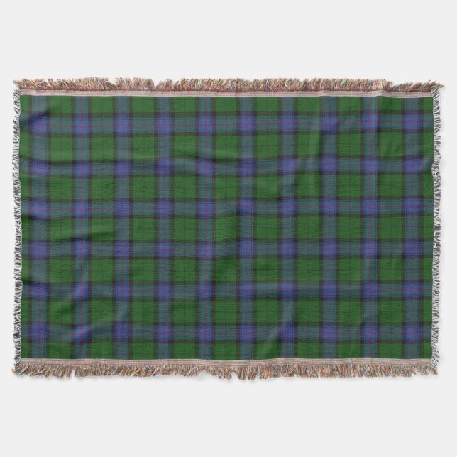 Couverture Tartan de clan Armstrong à carreaux Highland (Devant)
