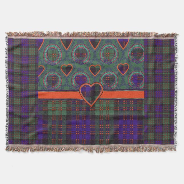 Couverture Tartan d'écossais de plaid de clan de Macdonald (Devant)