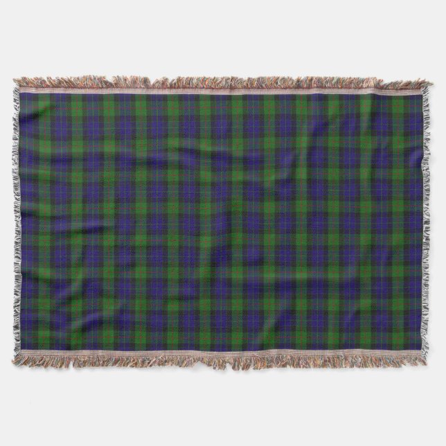 Couverture Tartan écossais de Gunn de clan (Devant)