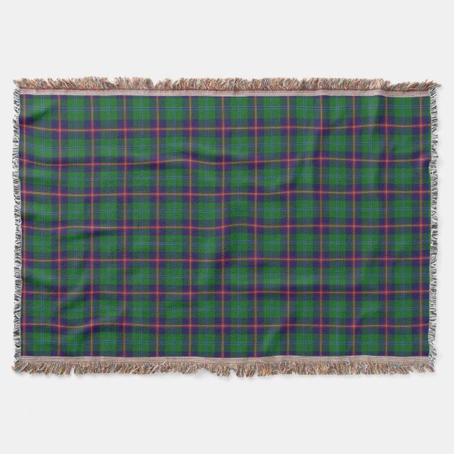 Couverture Tartan écossais de jeunes de clan (Devant)