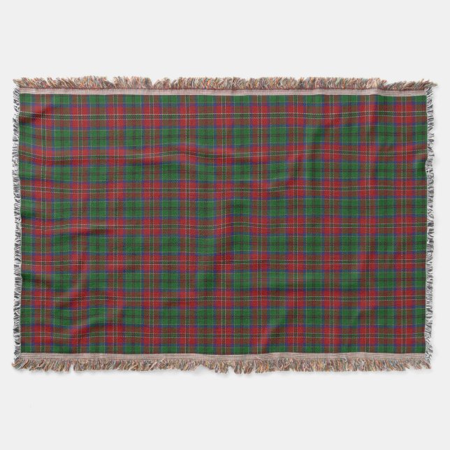 Couverture Tartan écossais de MacCulloch MacCullough de clan (Devant)