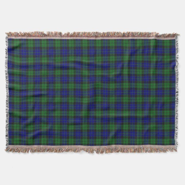 Couverture Tartan écossais de MacKay de clan (Devant)