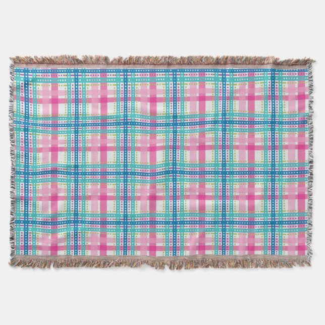 Couverture Tartan, motif de plaid (Devant)