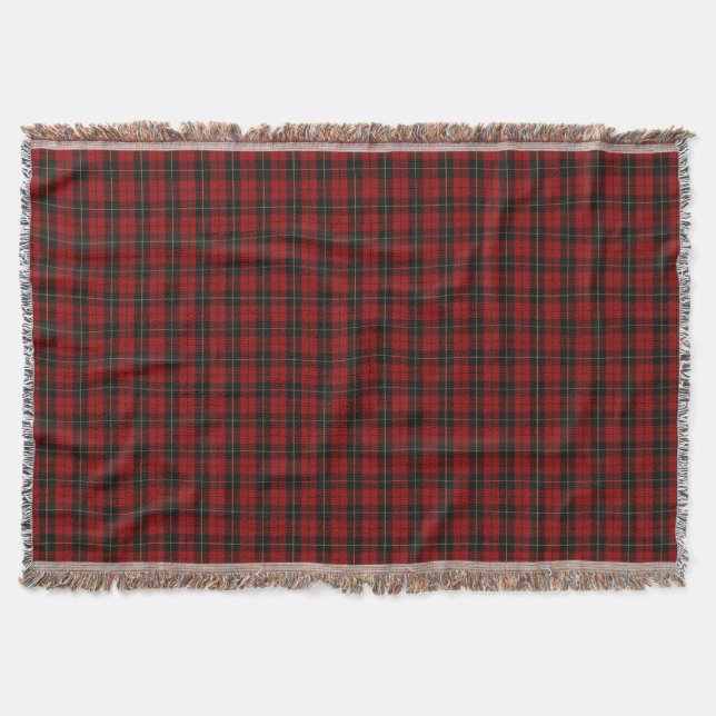 Couverture Tartan Wallace Clan Écossais Plaid (Devant)