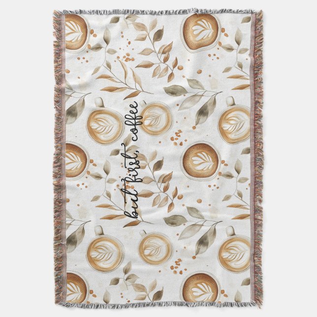 Couverture Tasses de café Feuilles (devant Vertical)