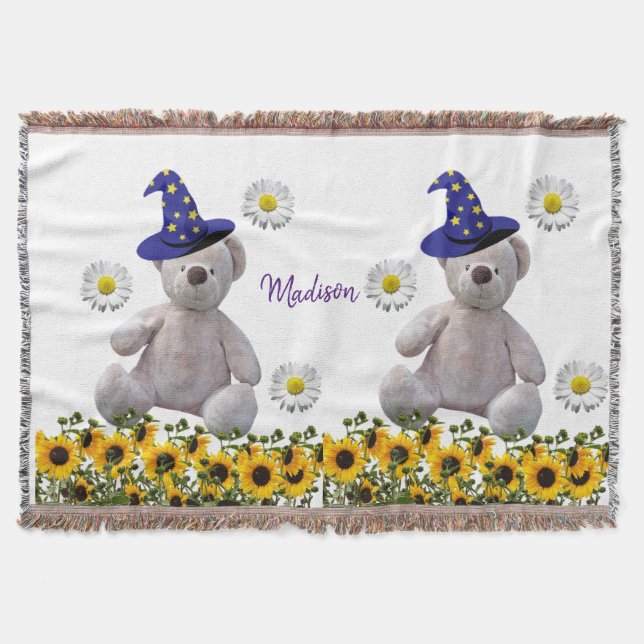 Couverture Teddy Bear Teddy Blanche Teddy Tournesol (Devant)