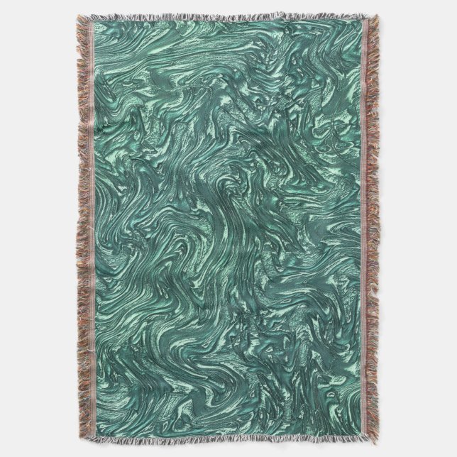 Couverture Teintes de jade texturées et cyan verdâtre (devant Vertical)