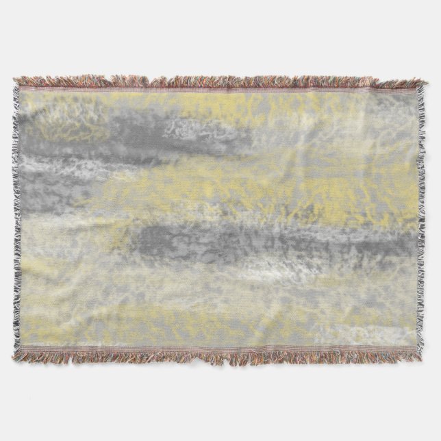 Couverture teintes douces Abstraites gris jaune (Devant)