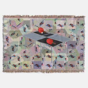 Couverture Tennis de table Design d'art Abstrait,