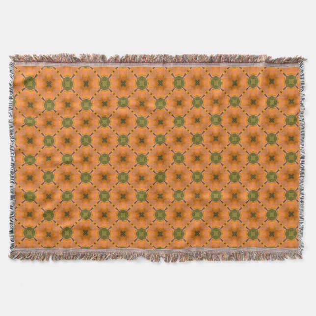Couverture Terracotta et carreaux verts (Devant)