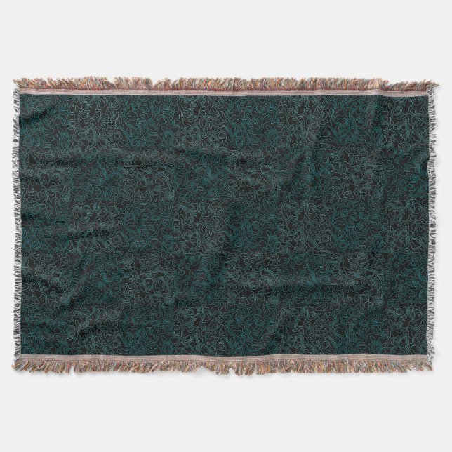 Couverture Terrain Motif Vert 01bx4.Noir (Devant)