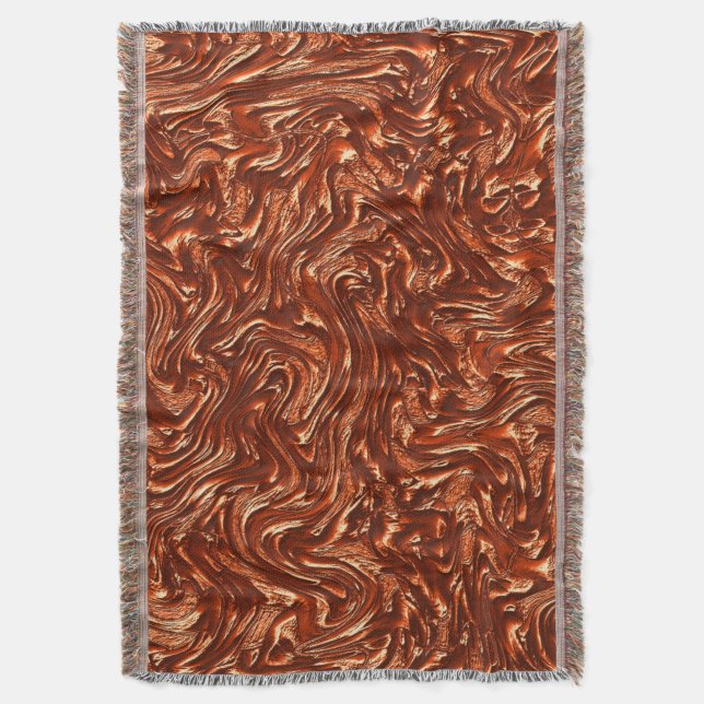 Couverture Terre cuite brune texturée (devant Vertical)