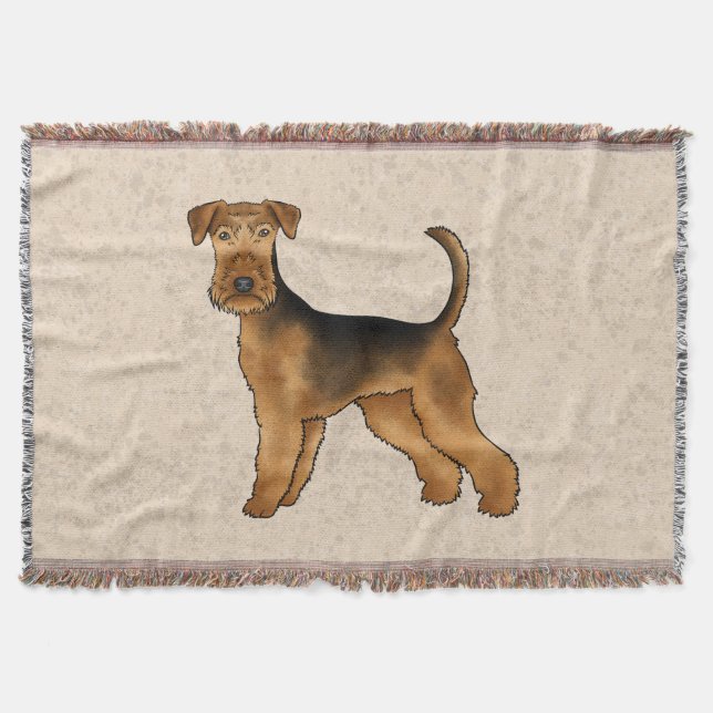 Couverture Tervueren Airedale Terrier Chien de Dessin Animé M (Devant)