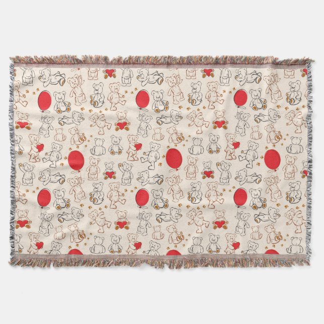 Couverture Texture avec le nounours (Devant)