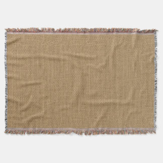 Couverture Texture rustique de toile de jute