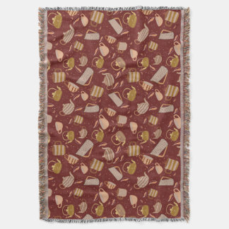 Couverture Théière de l'heure du thé d'automne Mug Motif de f