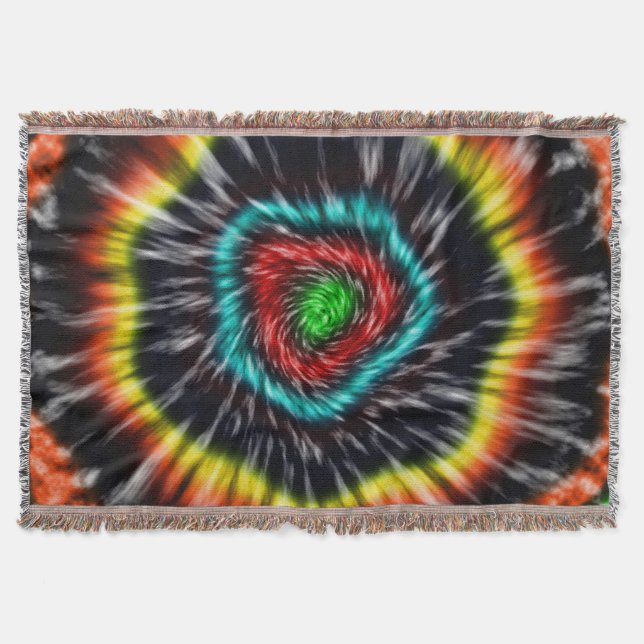 Couverture Tie Dye Black Opal,   (Devant)