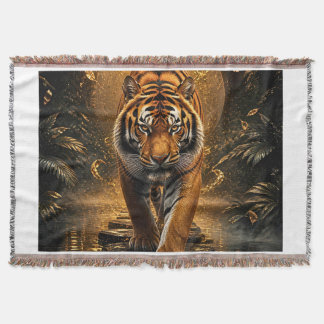 Couverture Tigre doré Art de la faune de luxe