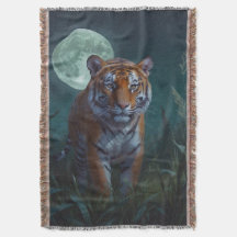 Tigre et Pleine lune