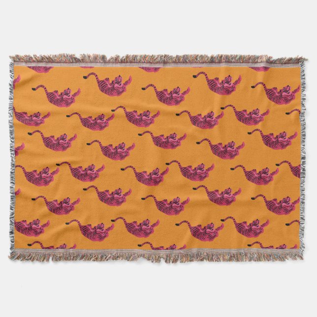 Couverture Tigre - Rose Vibrant (Devant)