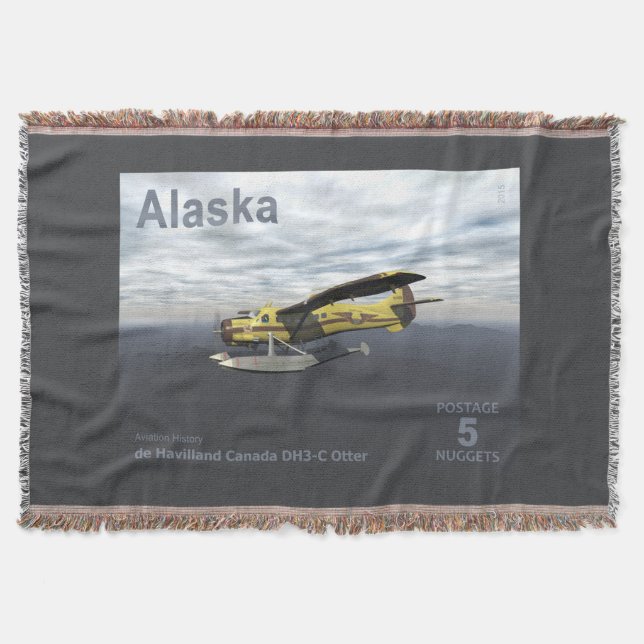 Couverture Timbre de l'Alaska - de Havilland DH3-C Otter (Devant)