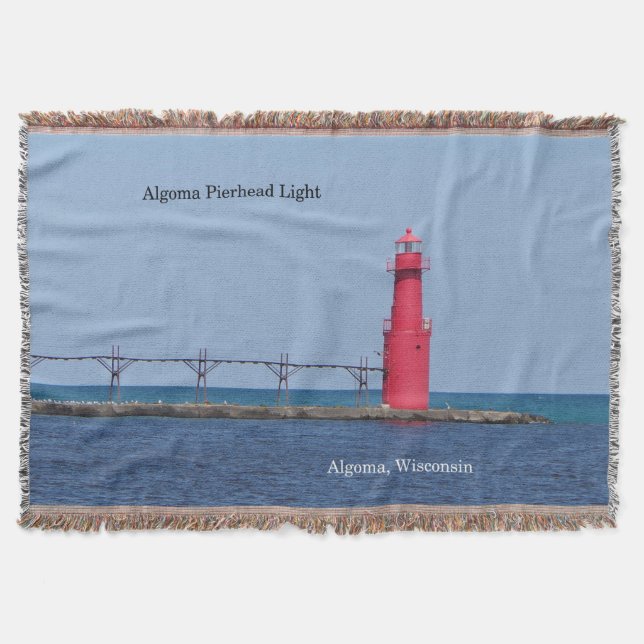Couverture tissée du phare d'Algoma Pierhead (Devant)