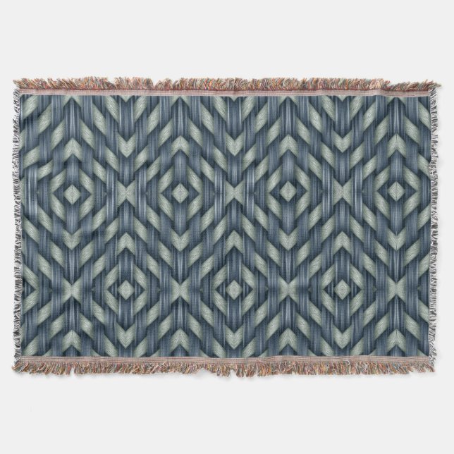 Couverture Tissée Panier (Devant)