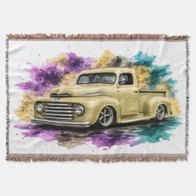 Couverture tissée pour camion classique (Devant)