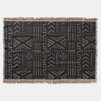 Couverture Tissu de boue africain contemporain Imprimer