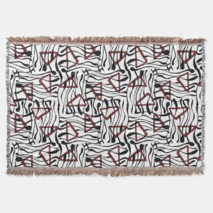 Couverture Tissu géométrique : Design Motif artistique.