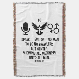 Couverture Tite 3:2 KJV Bible Verse Citation