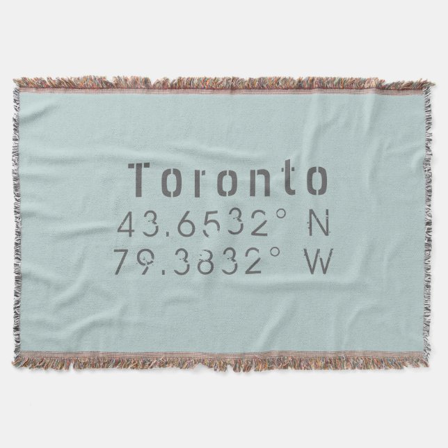Couverture Toronto Latitude Longitude (Devant)